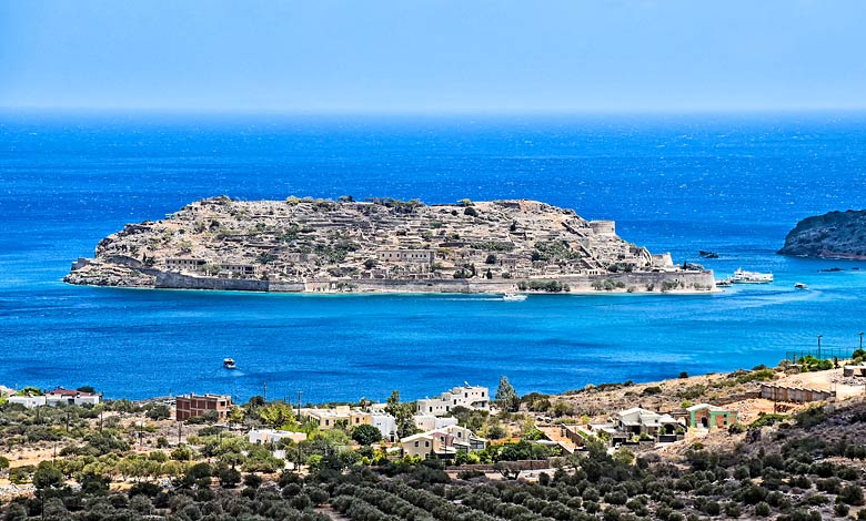 spinalonga kart Spinalonga Venetiansk Festningsverk Kreta Reiseguide spinalonga kart